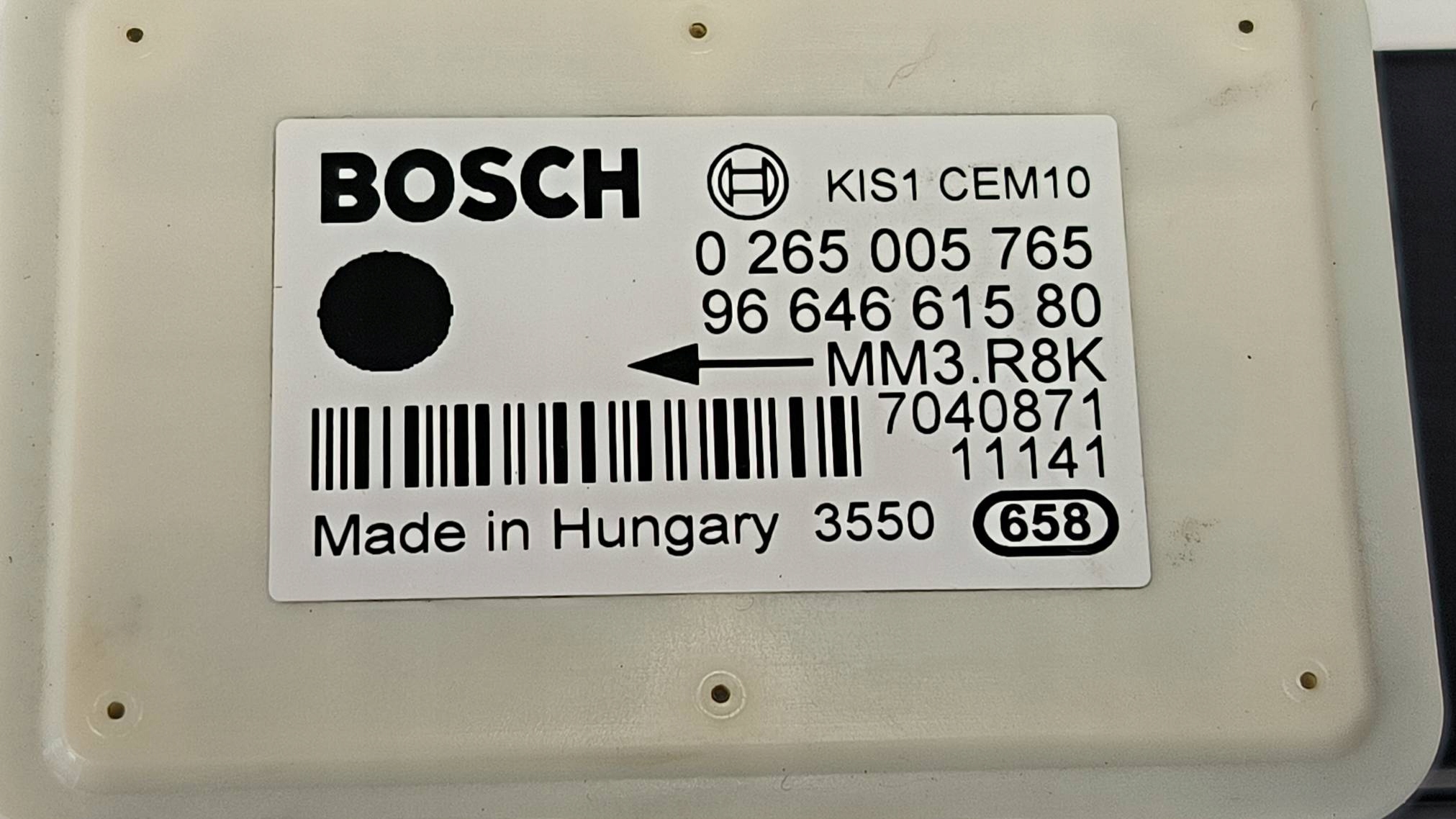 Sensor ESP 9664661580 PEUGEOT 5008