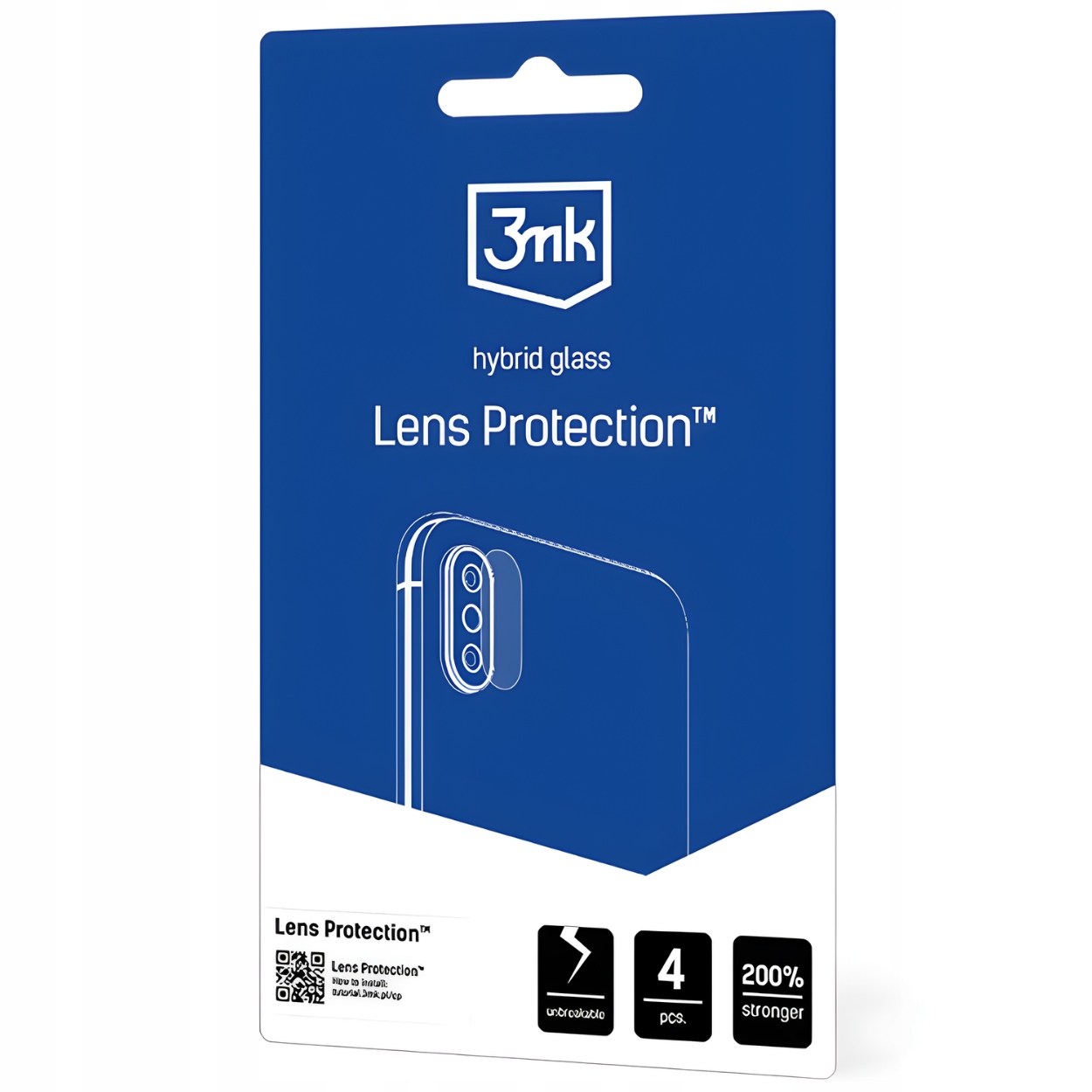 Szkło hybrydowe 3mk Lens Protection do obiektywu aparatu na Motorola Edge