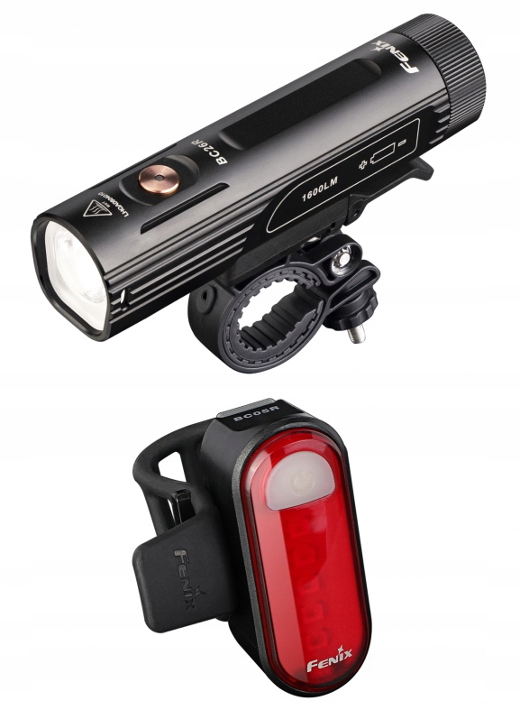 Latarka ledowa Rowerowa BC26R tylna BC05R V2.0 1600 Lumenów