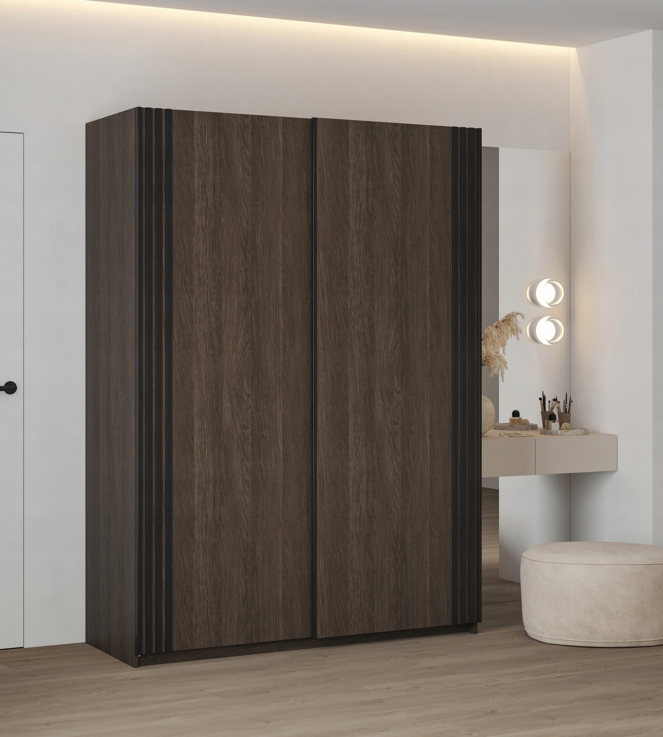 Skříň 150 cm Posuvná Dub dunin