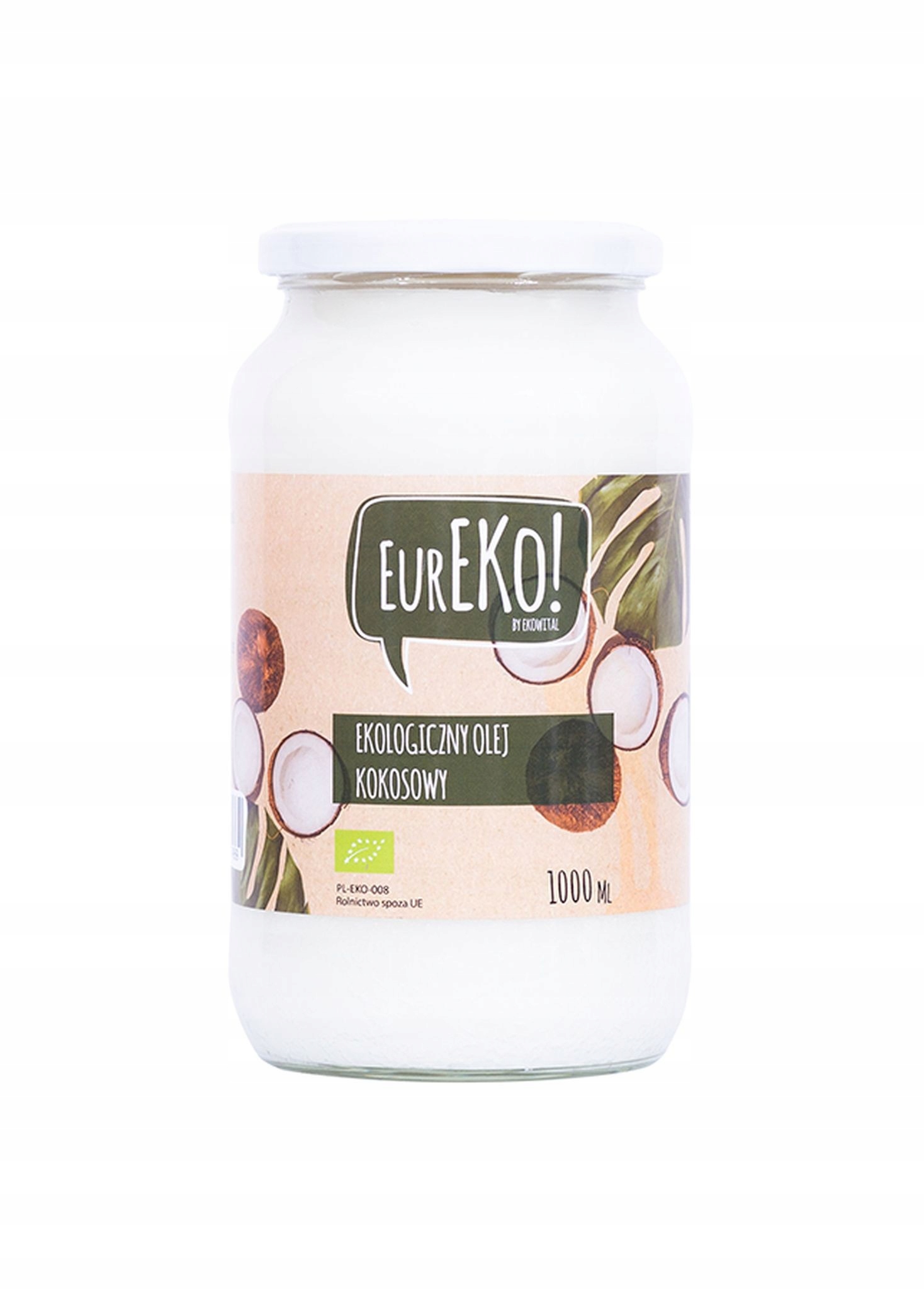 Levně 2x Eureko Kokosový olej Bio 1000 ml