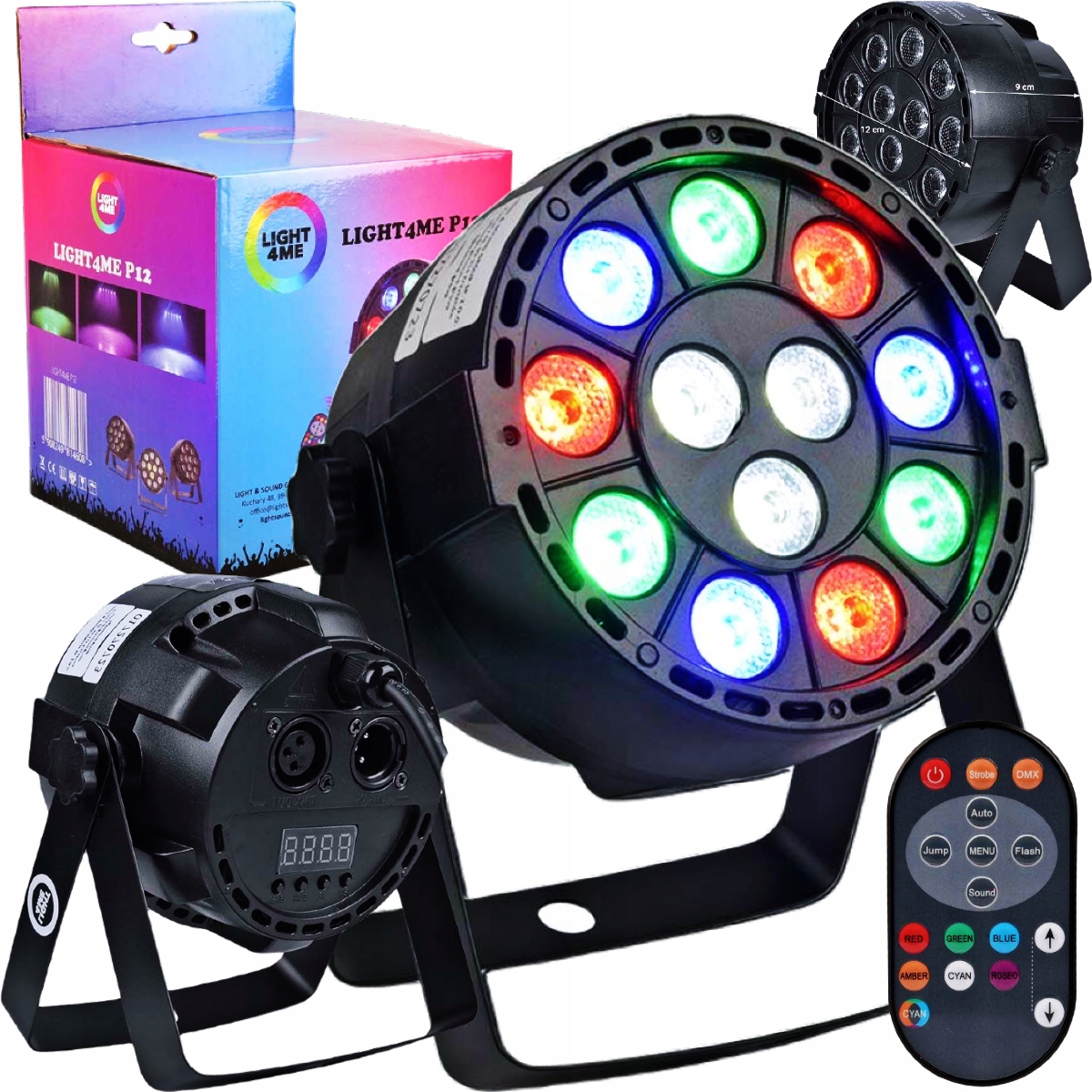 Reflektor LED PAR Light4Me P12 RGBW zdalnie sterowany