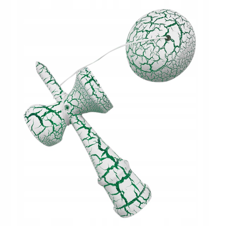 KENDAMA DREWNIANA GRA JAPOŃSKA WHITE-GREEN BIAŁA Marka inna