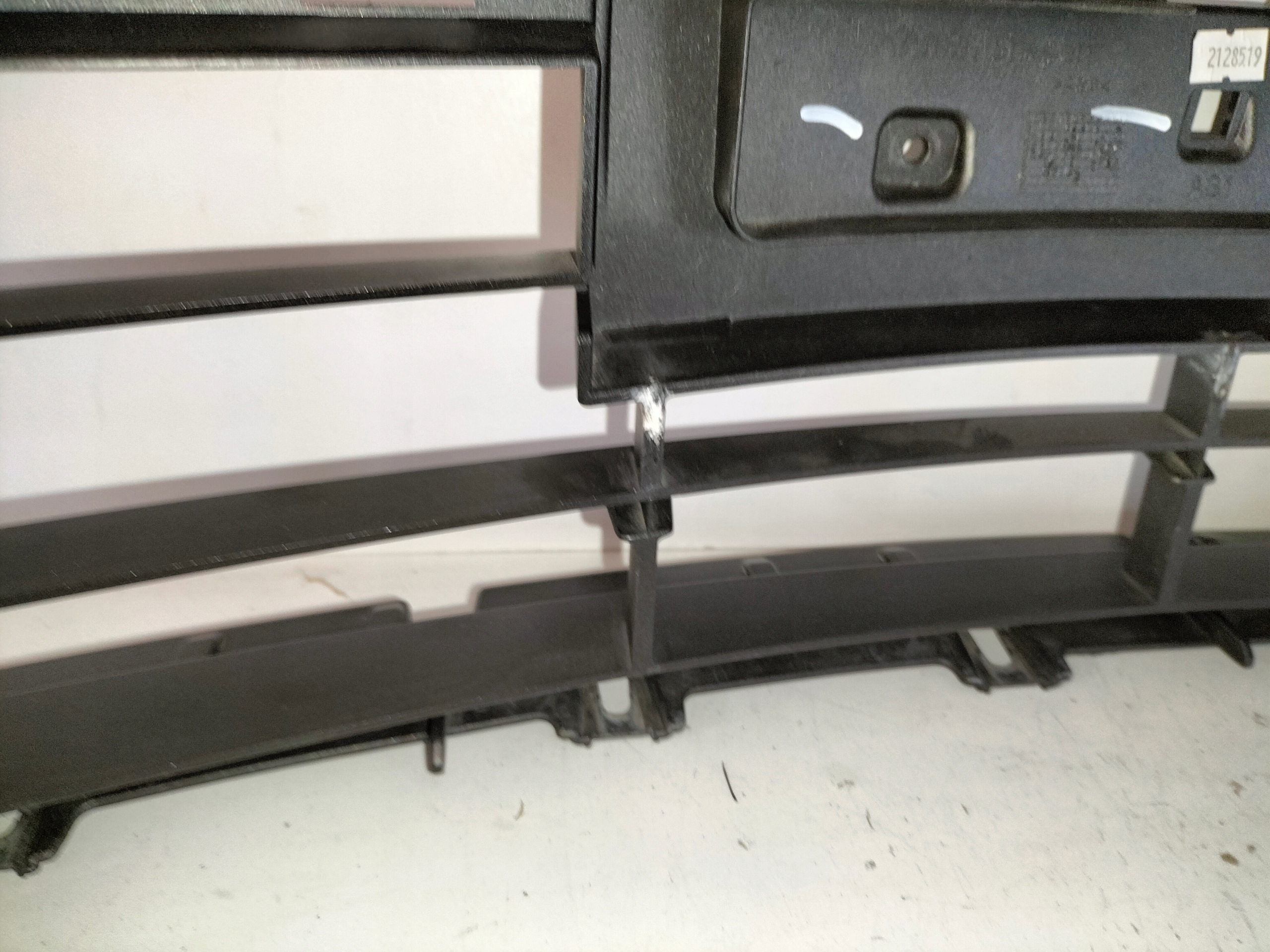grille grid of a bumper front central RENAULT ALPINE A110 17