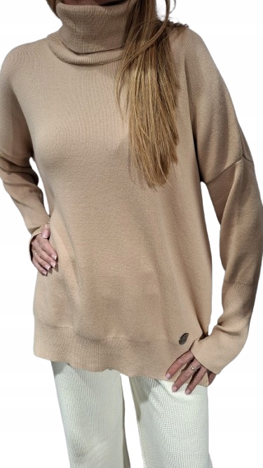 Cocomore Svetr Golf Tunika Béžová