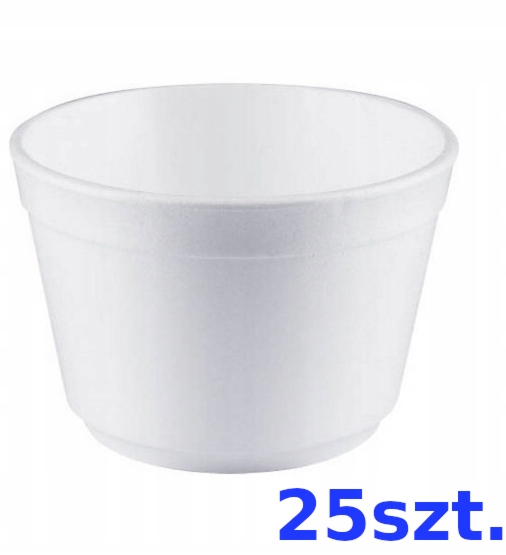 

Pojemnik na zupę 570 ml, naczynie styropian 25 szt