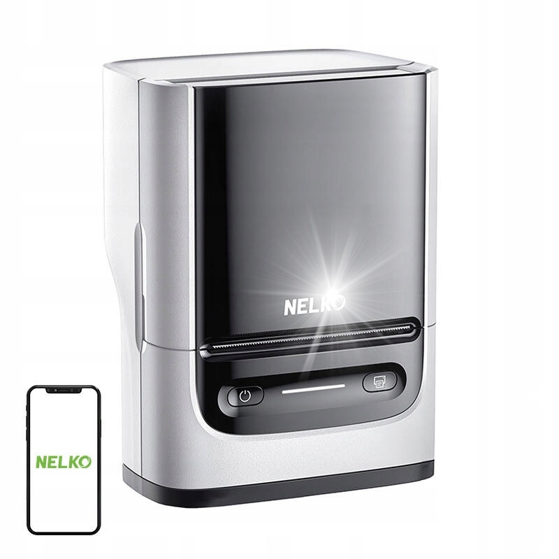 Termální tiskárna Nelko PM220 pro štítky a nálepky, bezdrátová, bluetooth