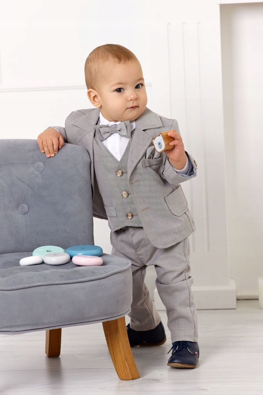 GARNITUR 5-elementów komplet ELEGANCKI BEŻOWY GŁADKI 140 A43B Rozmiar 140