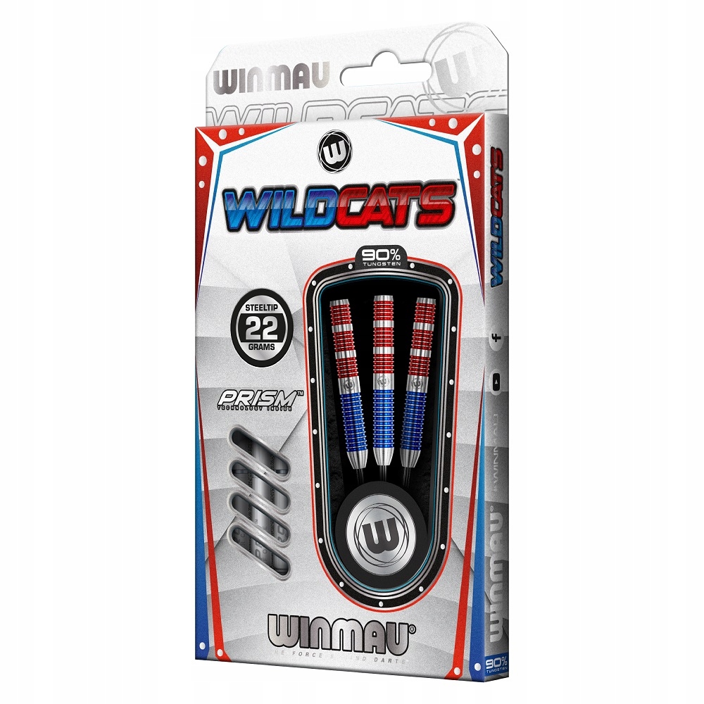 LOTKI RZUTKI DO DARTA WINMAU WILDCATS 22G STEEL Kod producenta 1467