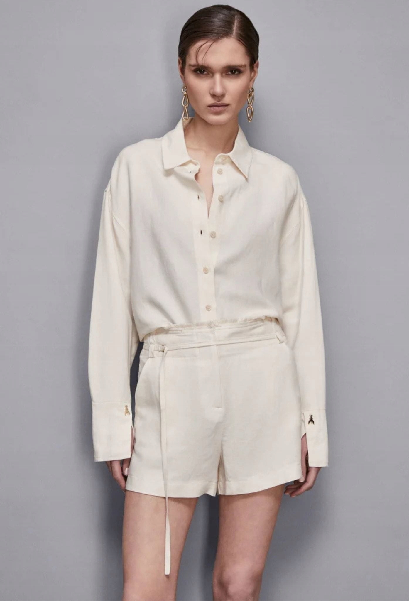 Dámská košile Patrizia Pepe 2C1602 A052 krémová Košile: 36