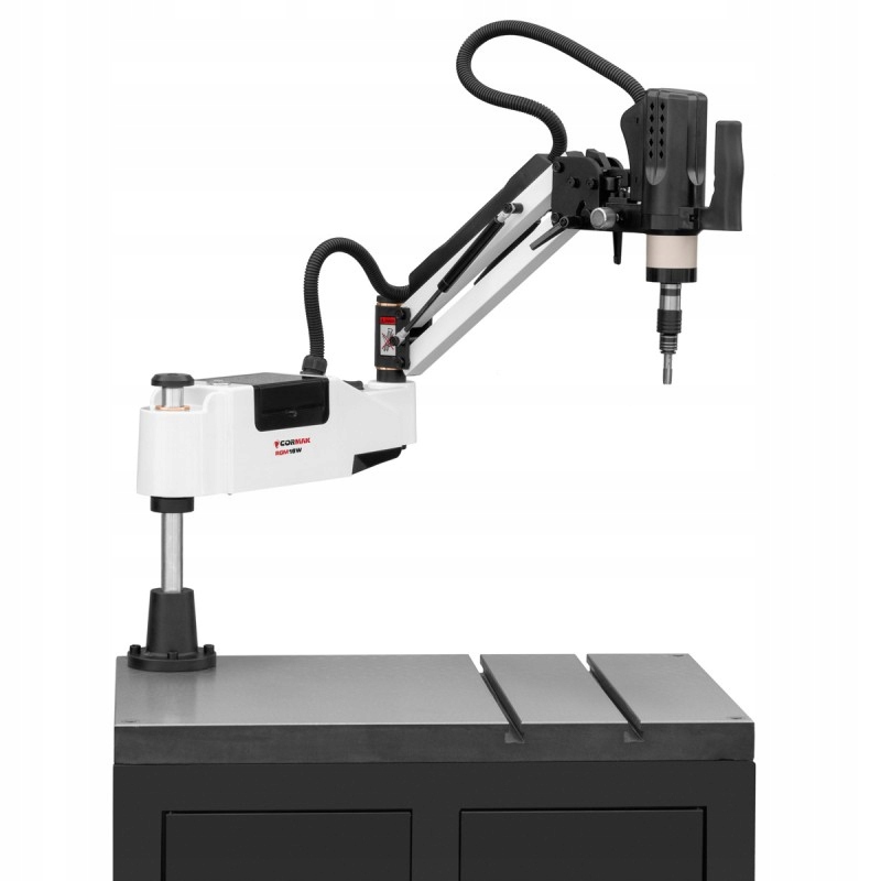 RAMIĘ GWINTUJĄCE GWINTOWNICA GWINCIARKA ELEKTRYCZNA CORMAK RGM16W M3-M16 Prędkość obrotowa 312 obr/min