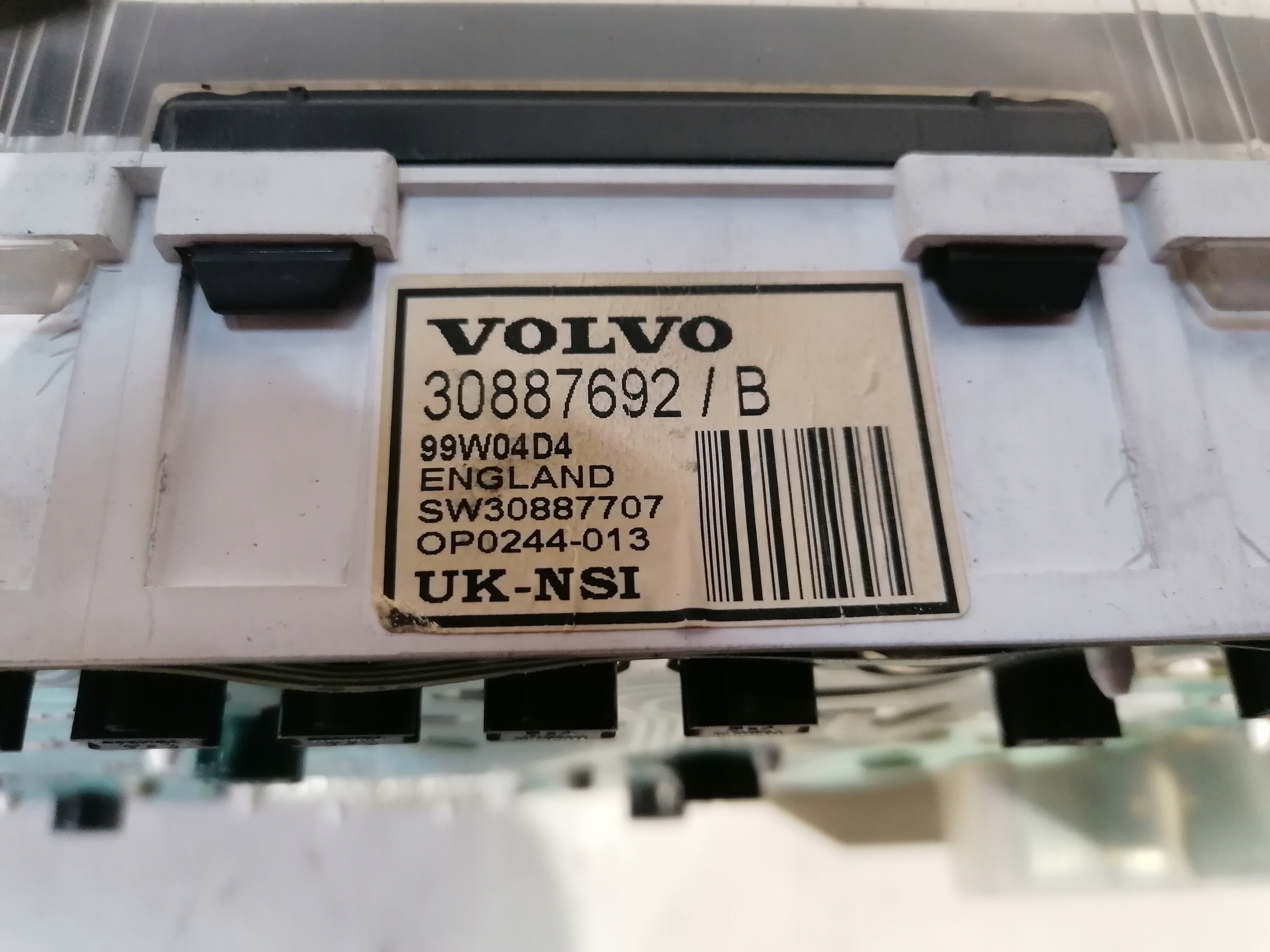 Volvo V40 lift dials dials 1.9 D