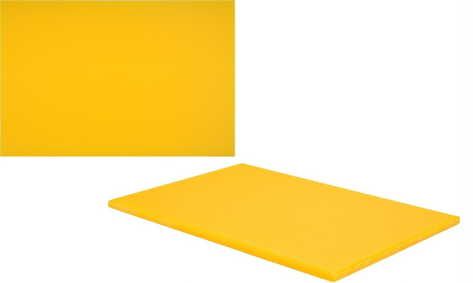

Deska do krojenia 450x300x13 żółta Yato