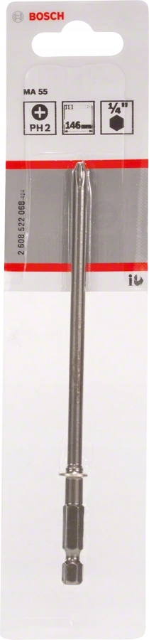 BOSCH BIT DO WKRĘTAREK EXTRA HARD PH2*146MM Kod producenta 2608522068