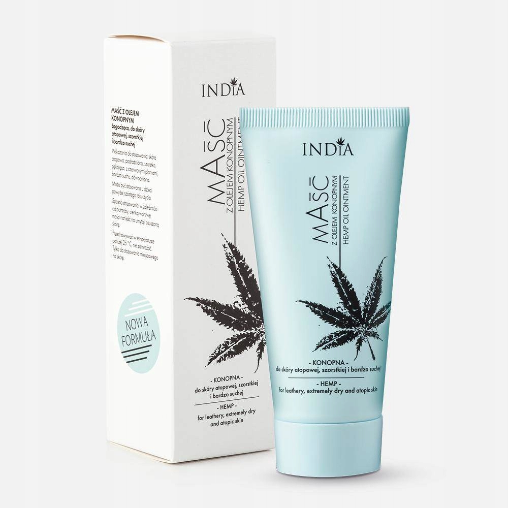 

Maść z olejem konopnym 50ml India Cosmetics