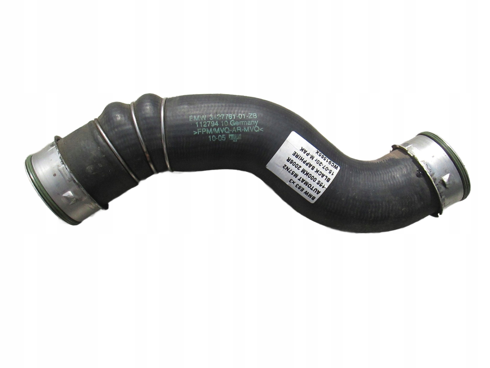 BMW E83 X3 3.0D wiring air hose pipe TURBO