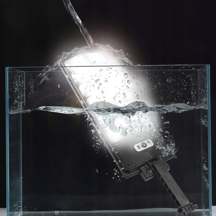 LAMPA SOLARNA LED ULICZNA CZUJNIK RUCHU PILOT MOC Liczba punktów światła 10