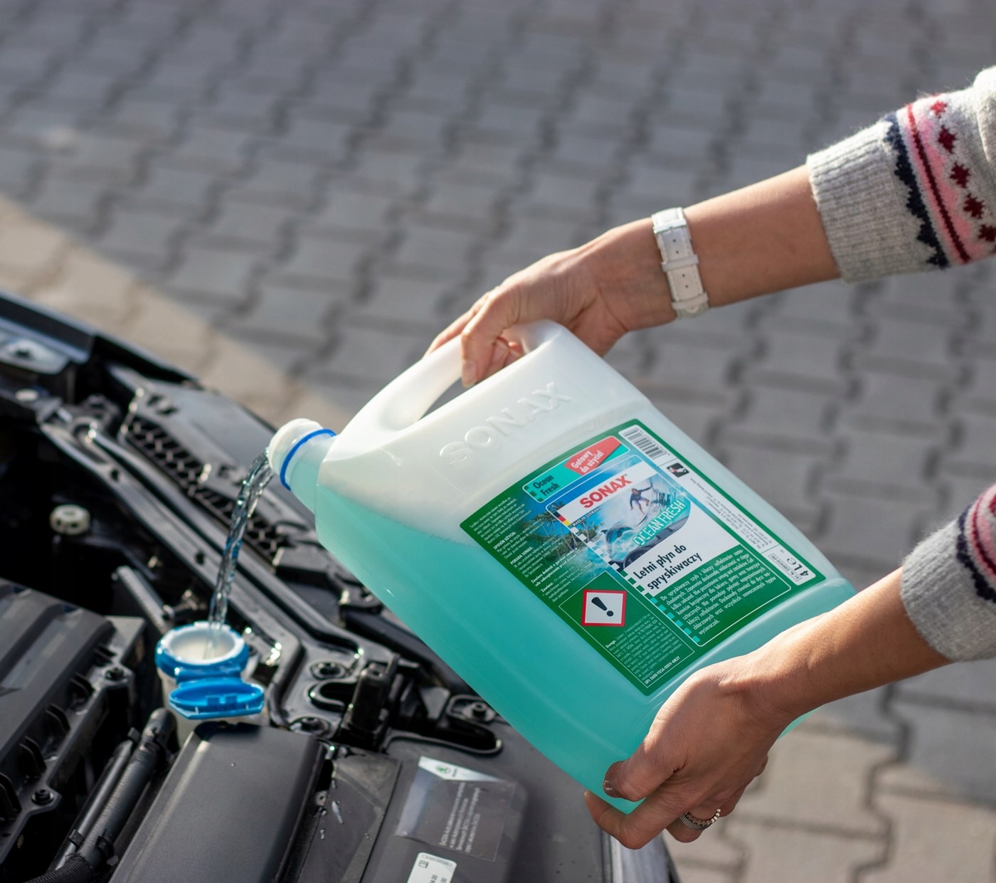 4x SONAX Letni Plyn do spryskiwaczy NanoPro 4L Marka Sonax