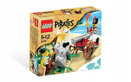 Lego Pirates 6239 Boj s použitím děla Nové