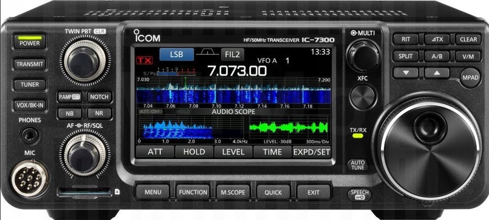 Icom IC-7300 radiotelefon amatorski Hf 50MHz 70MHz