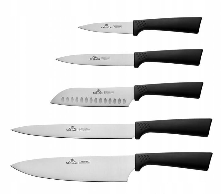 Gerlach Zestaw Noży w Bloku Smart Black Linia Smart Black