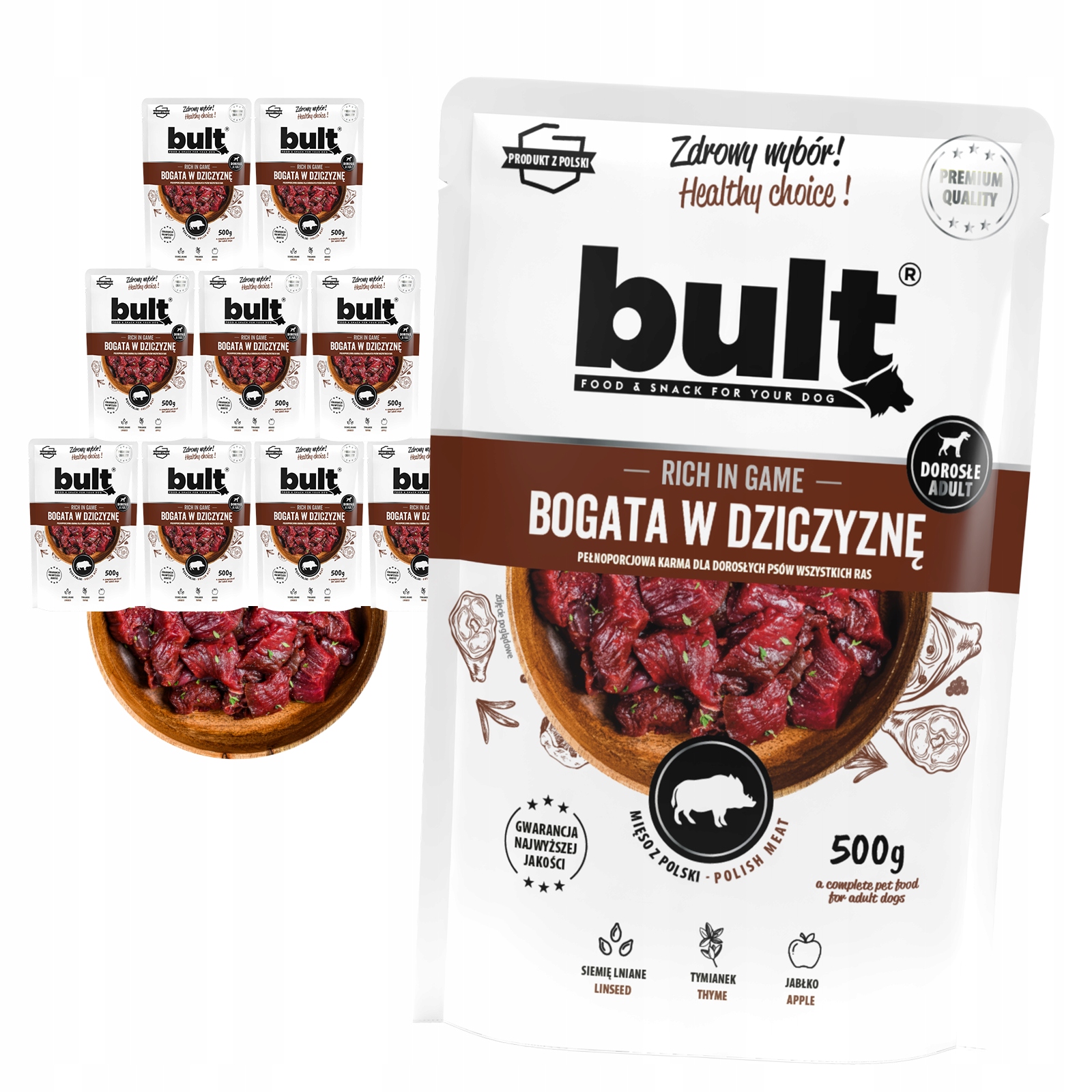 Levně Bult Sáček Mletého Masa Bohatého Na Zvěřinu 500G 10 Ks .