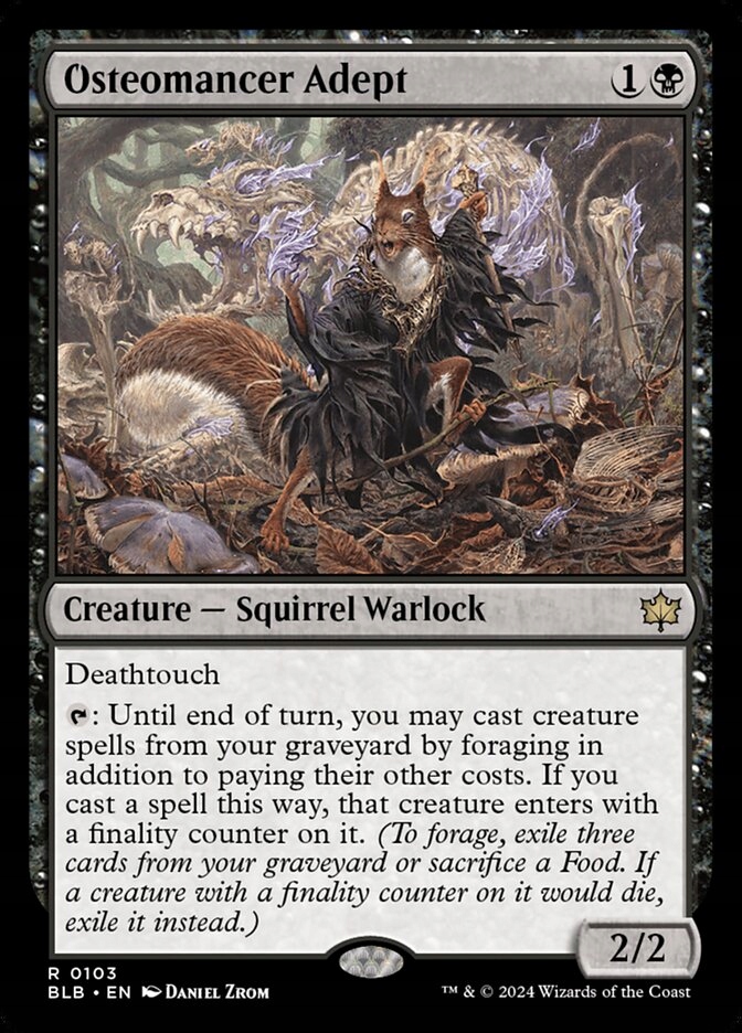 [mtg] Osteomancer Adept (blb)