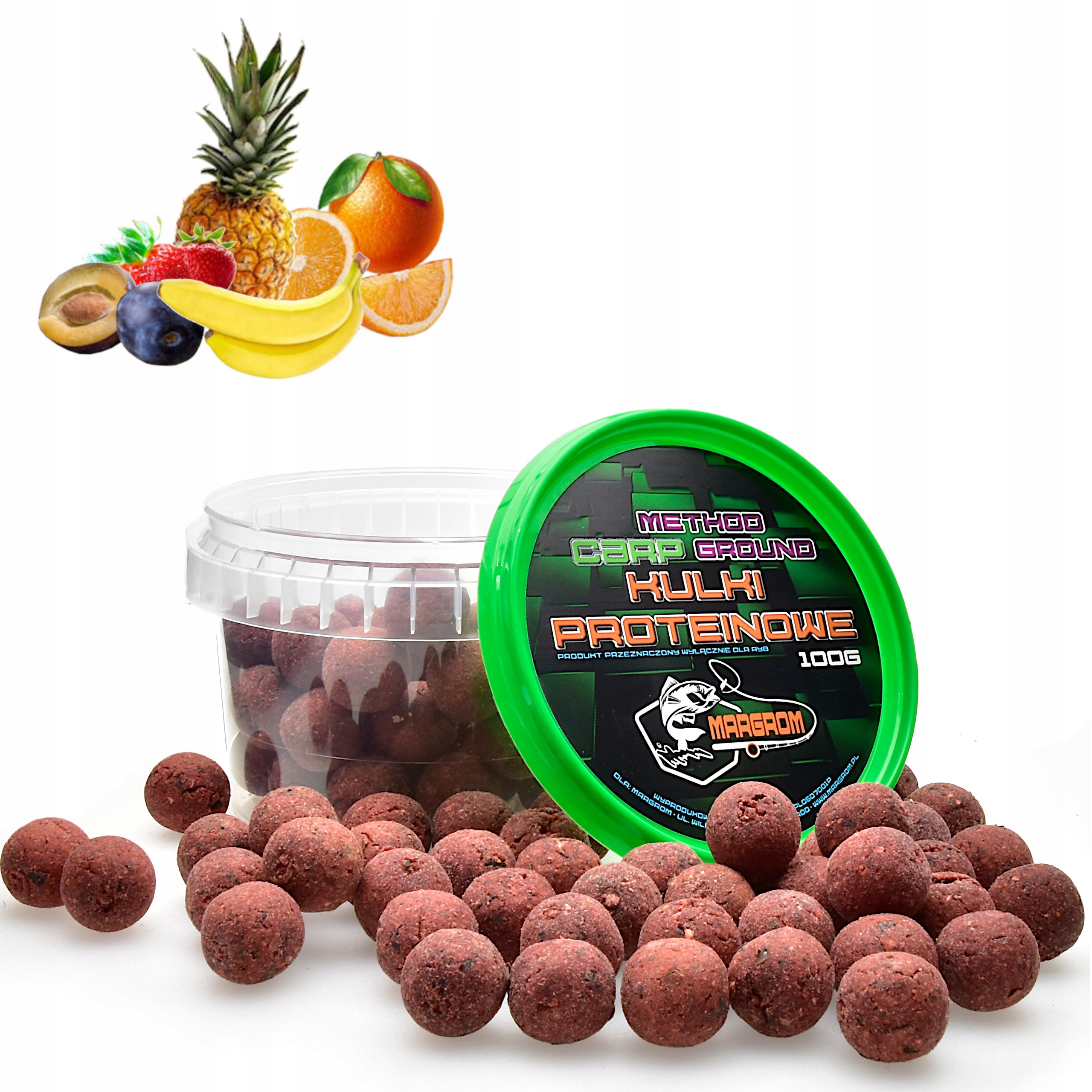 Kulki Proteinowe Margrom 16mm 100g Tutti Frutti