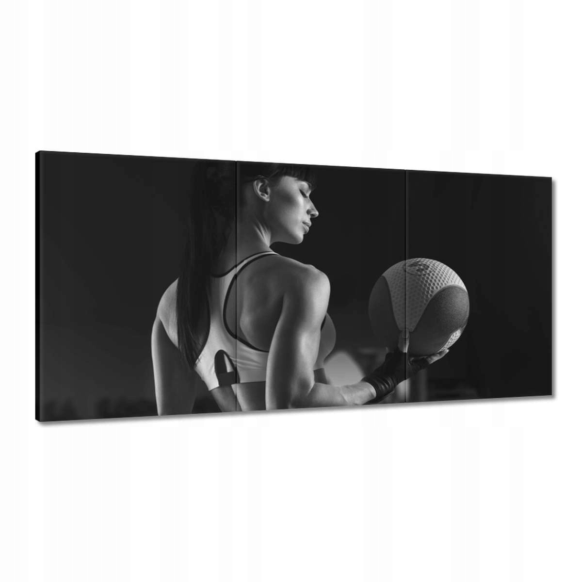Obrazy 180x90 Basketbalová lopta v akcii