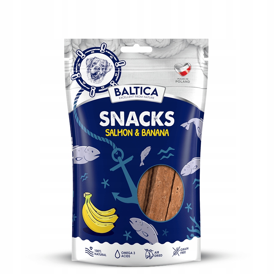 Baltica Excellent Pamlsek Losos a Banán 80g