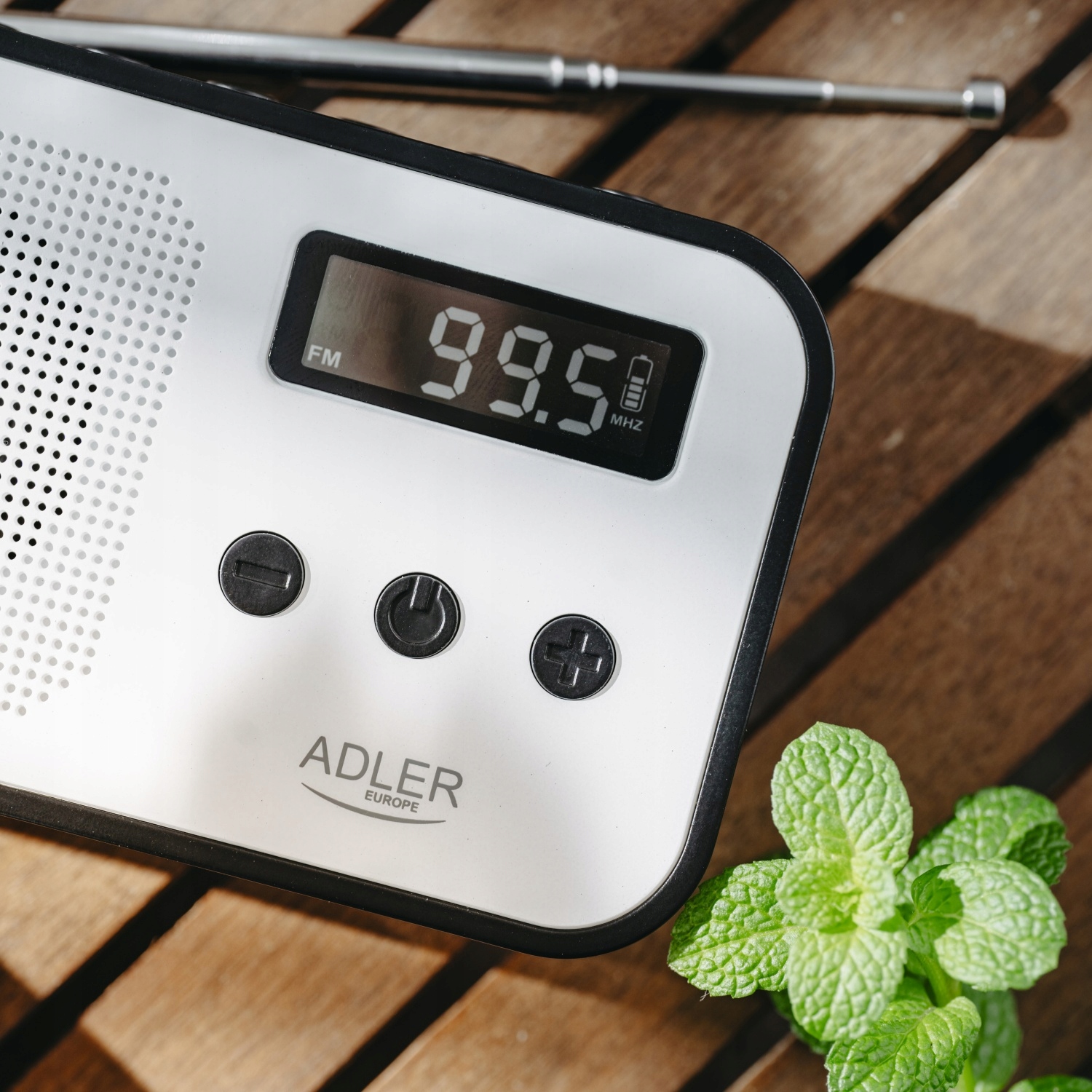 Radio Cyfrowe PLL AM/FM AD 1907 - Zegar, Budzik, USB-C