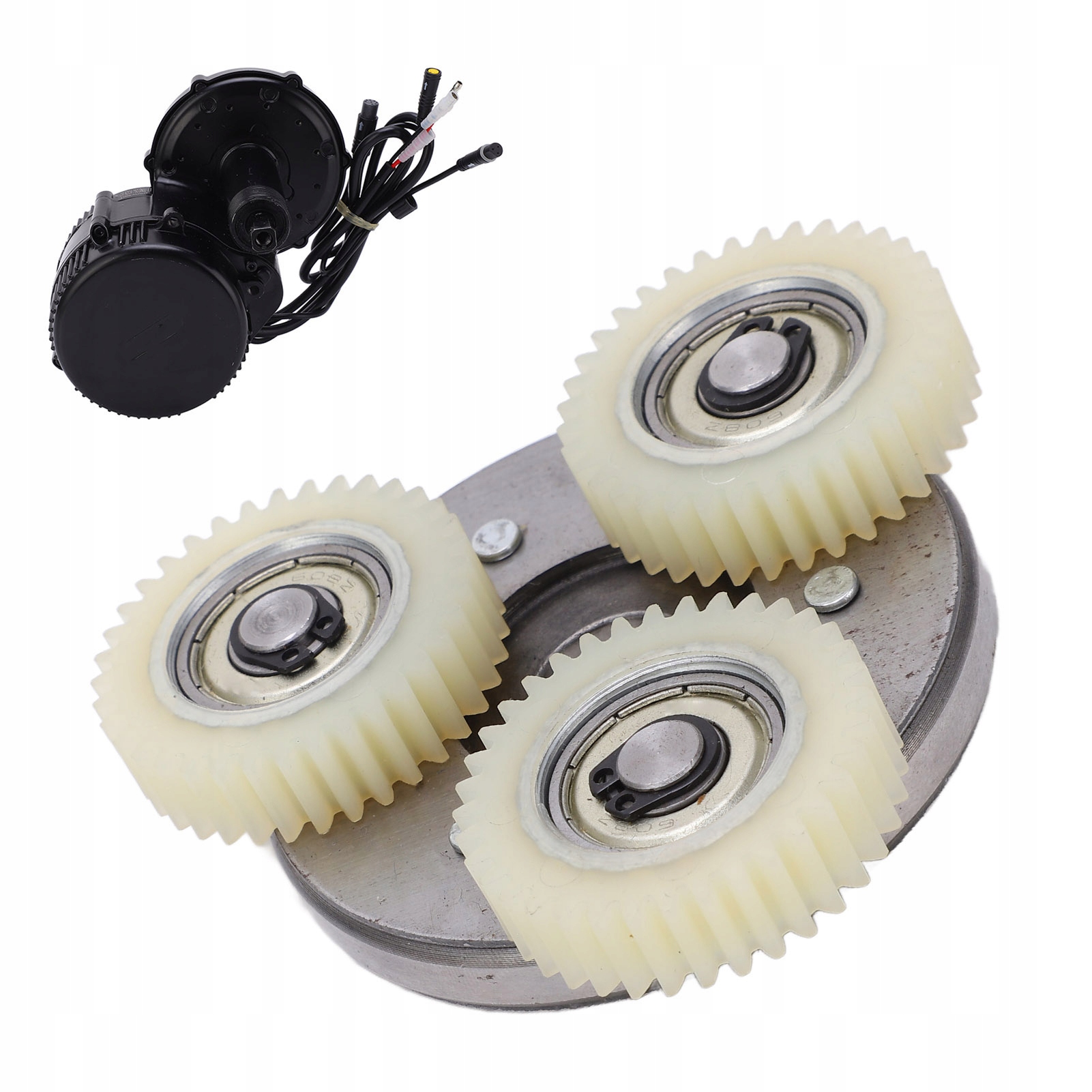 ZESTAW PRZEKŁADNI PLANETARNA ROWER ELEKTRYCZNYCH 36T NYLON DO 70MM SPRZĘGŁA