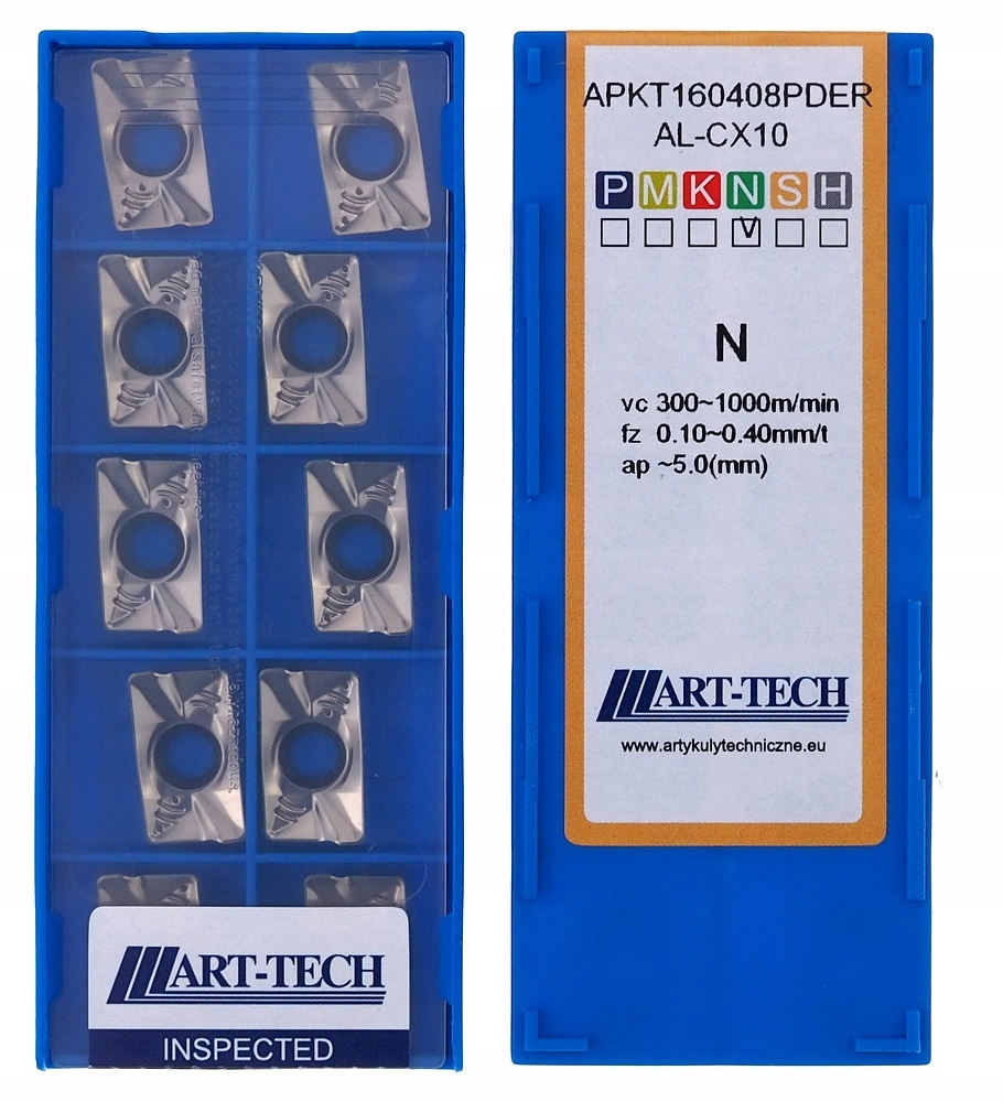 Płytki APKT APMT 160408 PDER ALUMINIUM AL-CX10