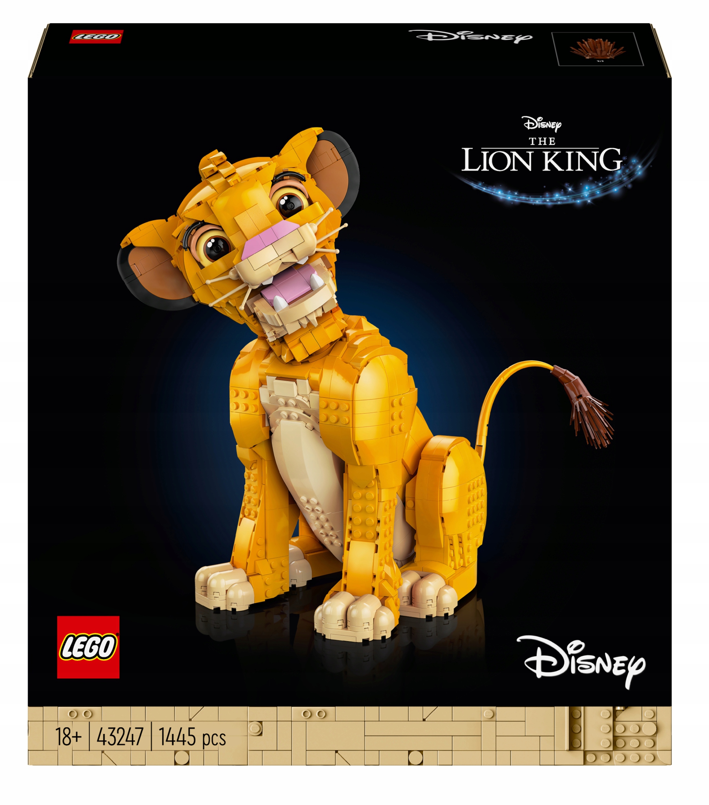 Lego Disney Lví král Mladá Simba Stavebnice Lego 43247
