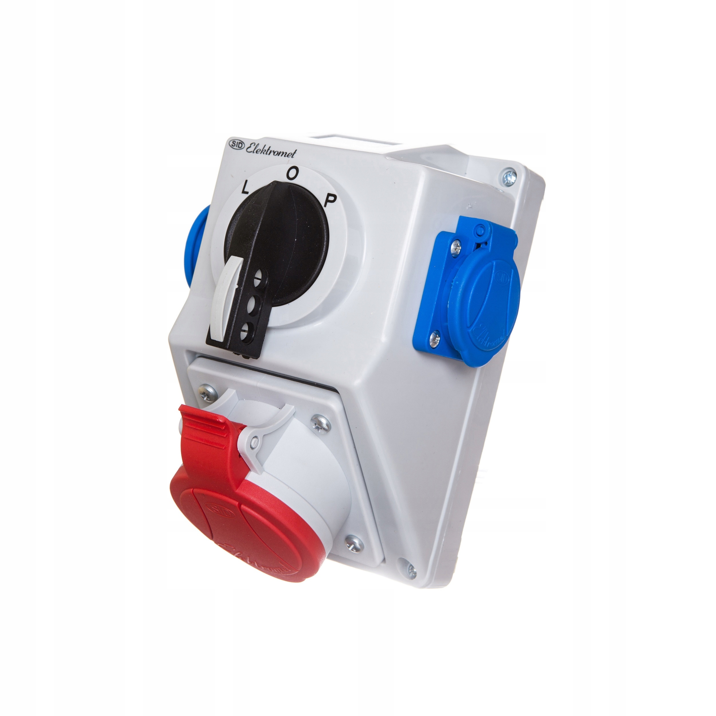 Napájací Set 32A L-0-P 1XGN 32A 5P 2xGN 2P+Z IP54 Elektromet C32-48.2N