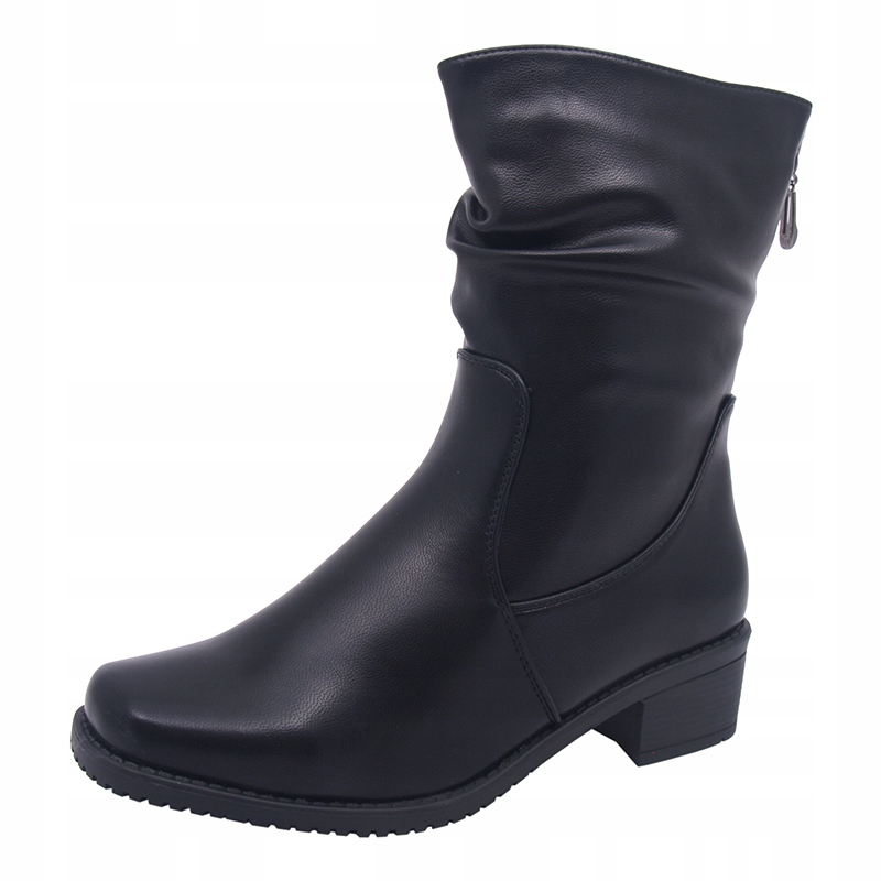 

Kozaki botki ocieplane miękkie Suwak Wojtyłko