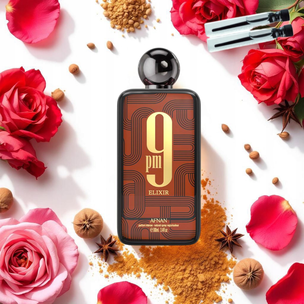 Parfém 9PM Elixir Afnan 100 ml 2 vzorky Dárek