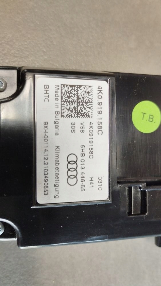 Audi A6 Allroad C8 Unite commande clima 4K0919158C