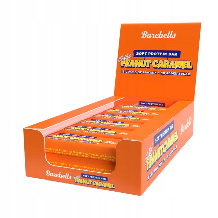 12x Barebells Soft Protein Bar 55g salted peanut caramel