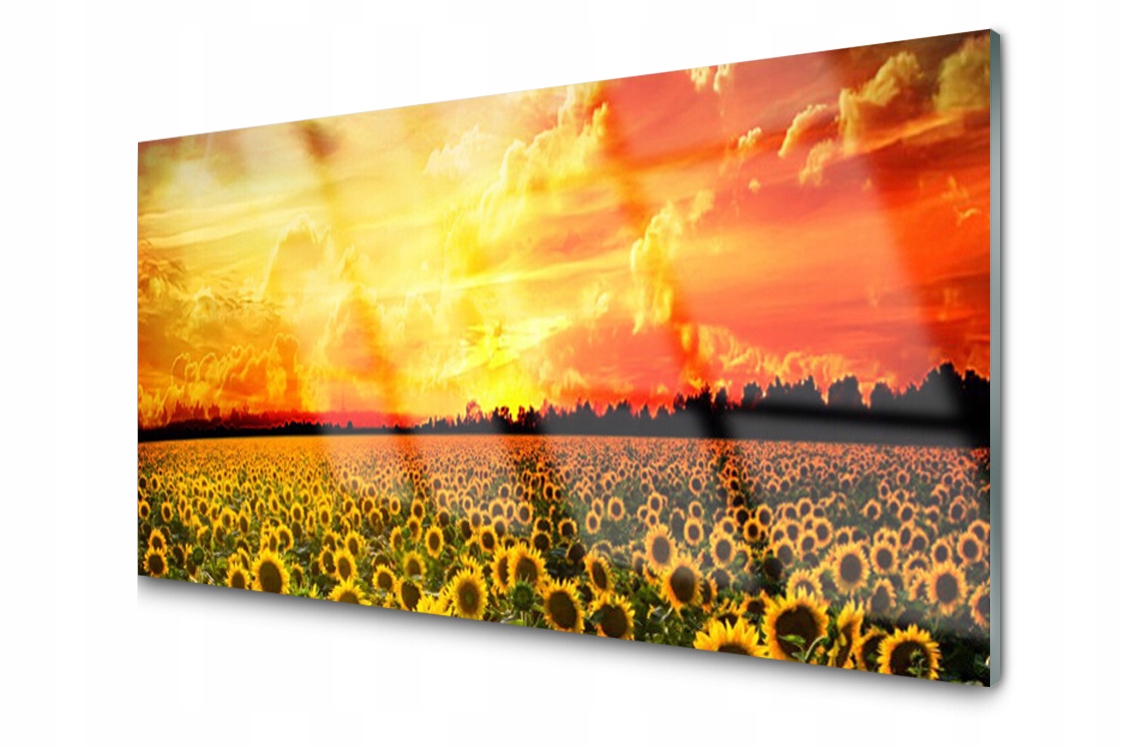 

Panel szklany Płytka Słoneczniki Kwiaty 120x60