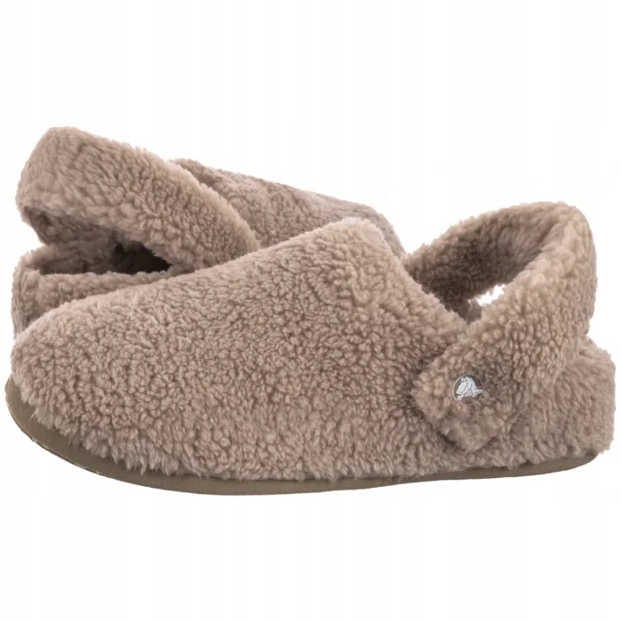 Dámské Pantofle Crocs Classic Cozzzy Slipper Mushroom 209386 Béžová