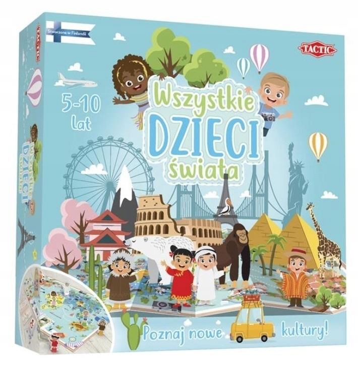 Wszystkie Dzieci Świata Gry Naukowe Logiczne Dla Dzieci Pięć Lat Planszówka