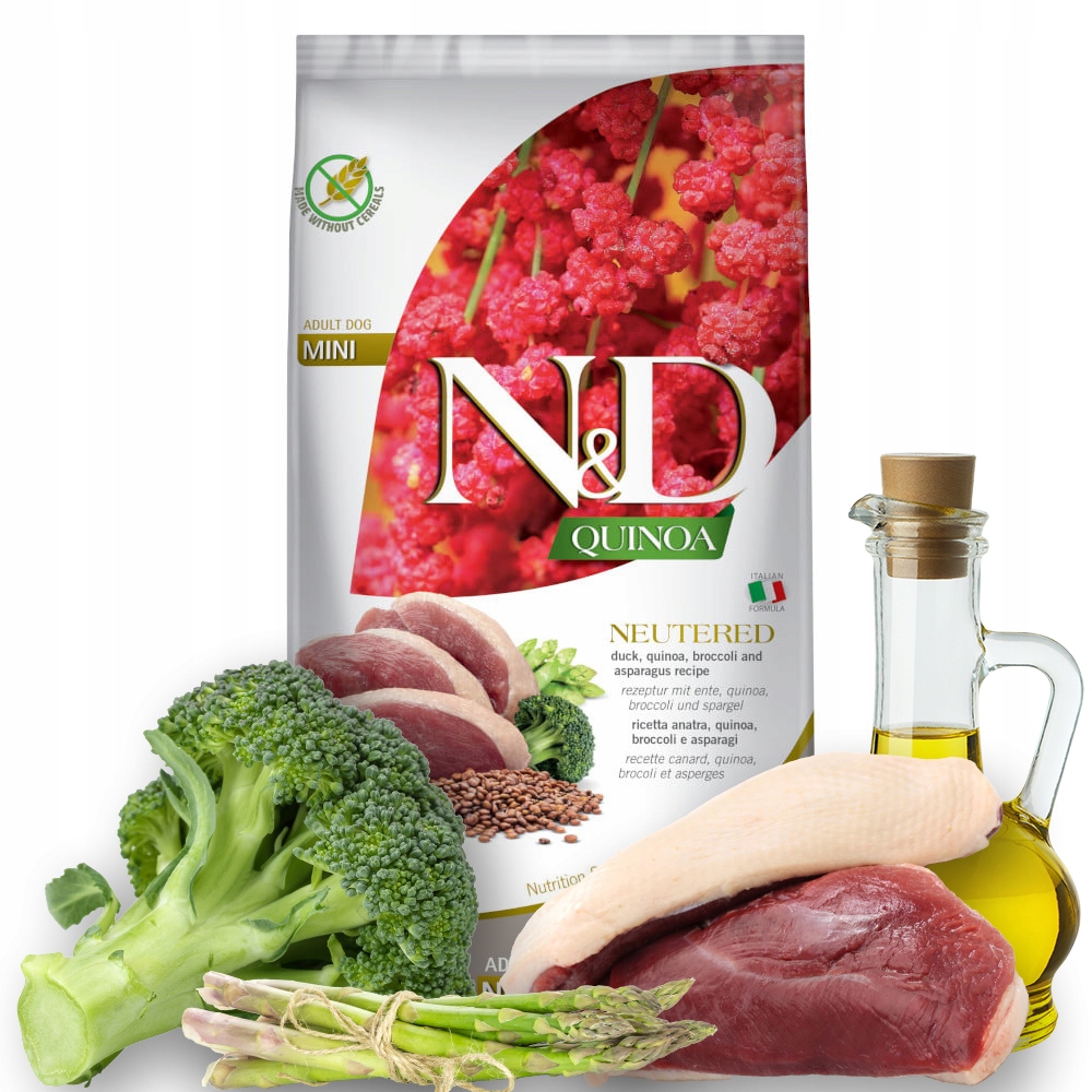 Nd Quinoa Duck Neutered 2,5kg Mini Adult