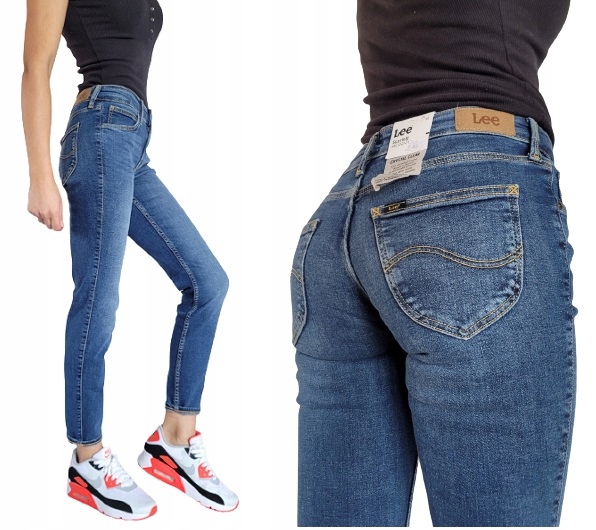 úzké nohavice Lee Scarlett Skinny W25 L29 Xs džínové kalhoty