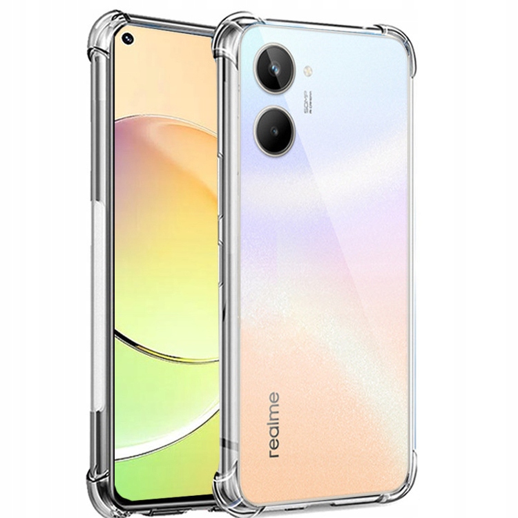 

Etui silikonowe bezbarwne Pancerne do Realme 10