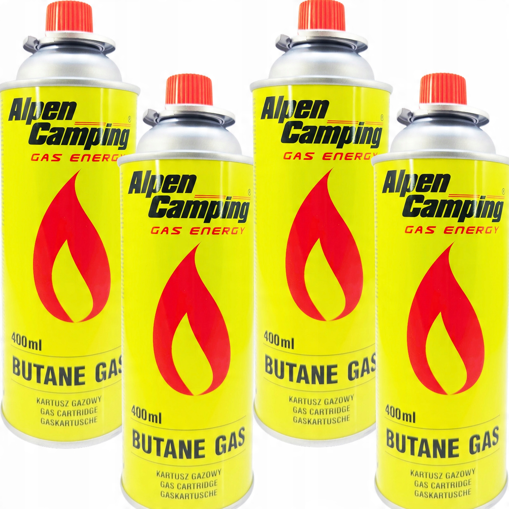 

Gaz Kartusz Nabój Gazowy 400ml 227g 4szt.