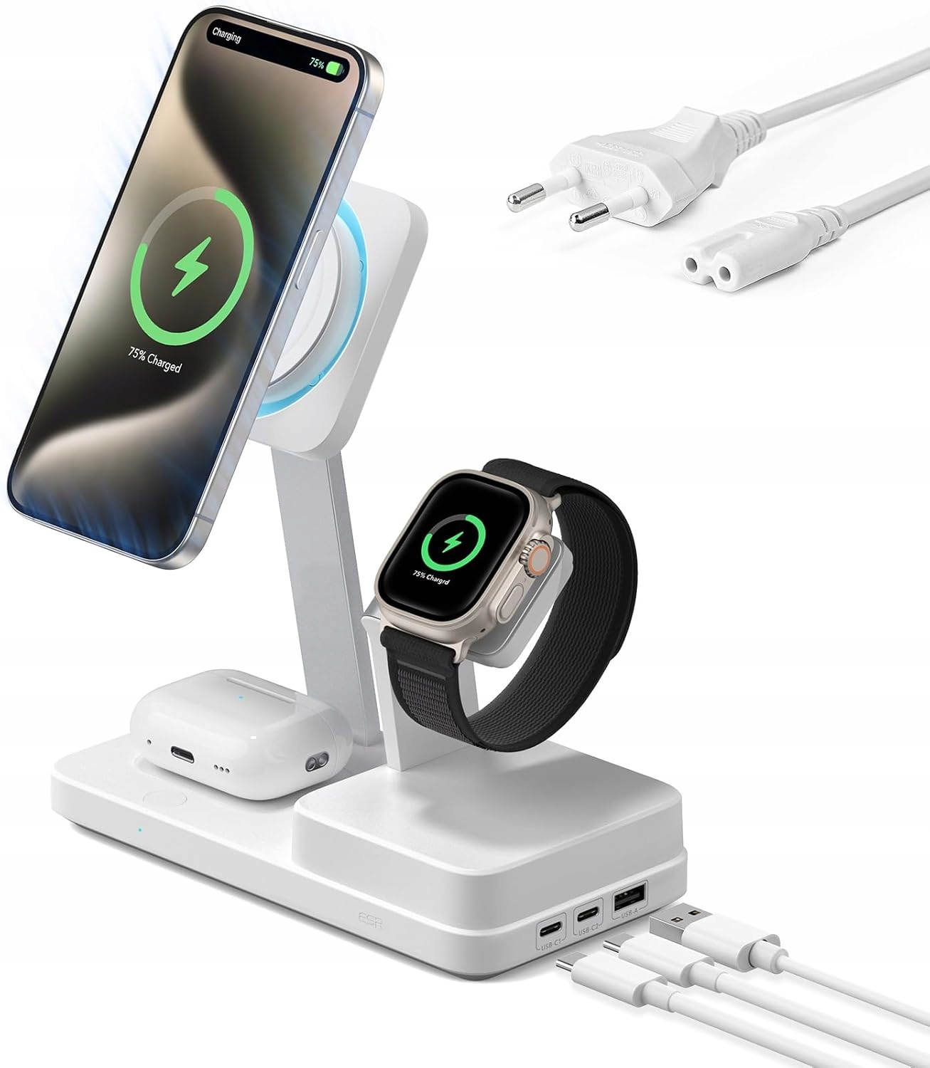 Esr (6E007) 100W 6w1 GaN Stacja ładująca z technologią CryoBoost