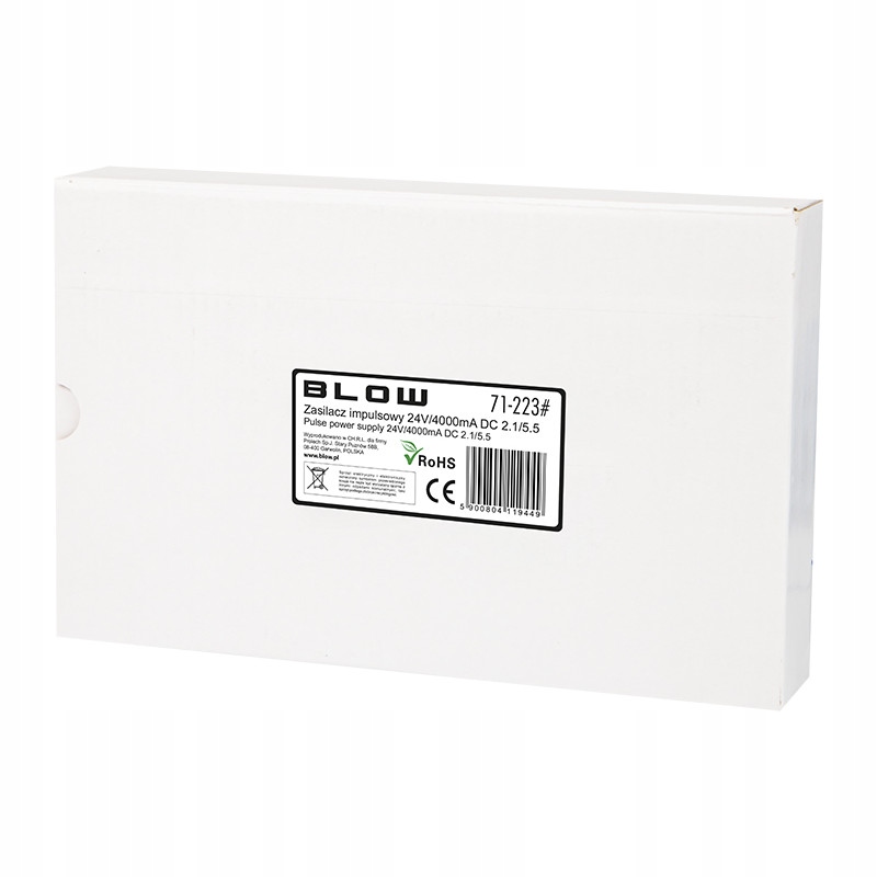Zasilacz 24V/4A wt. 5,5/2,1 (+) desktop / 71-223 Kod producenta 560095