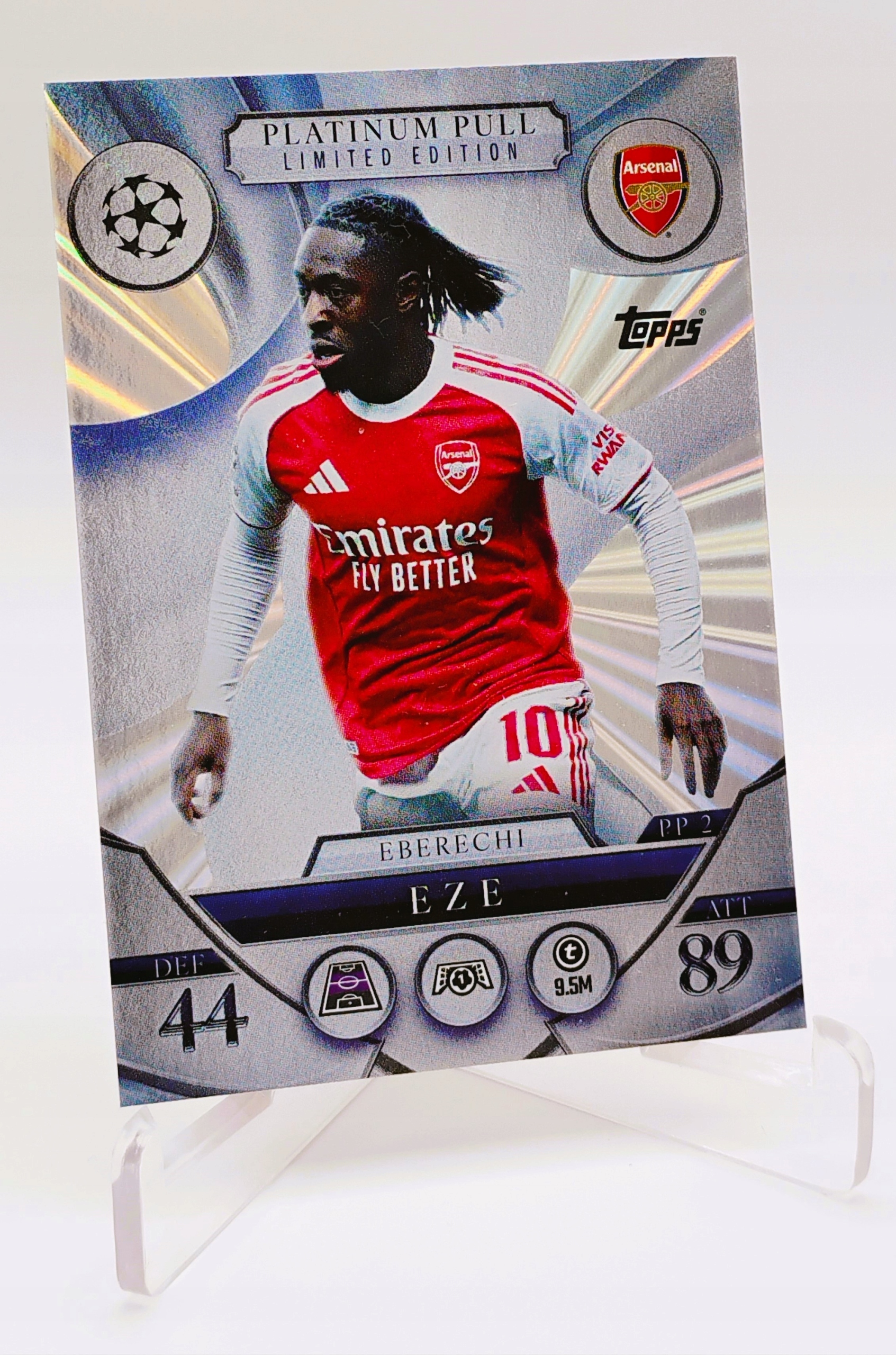 Topps Match Attax Extra 2025-2026 Platinum Pull Limited PP2 Eberechi Eze