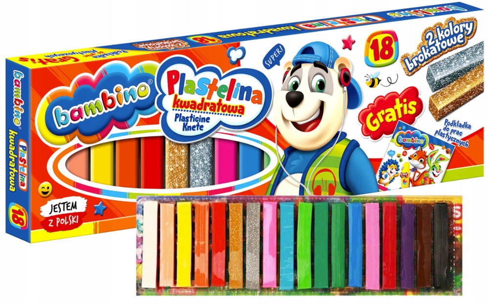 

Bambino Plastelina Kwadratowa Podkładka